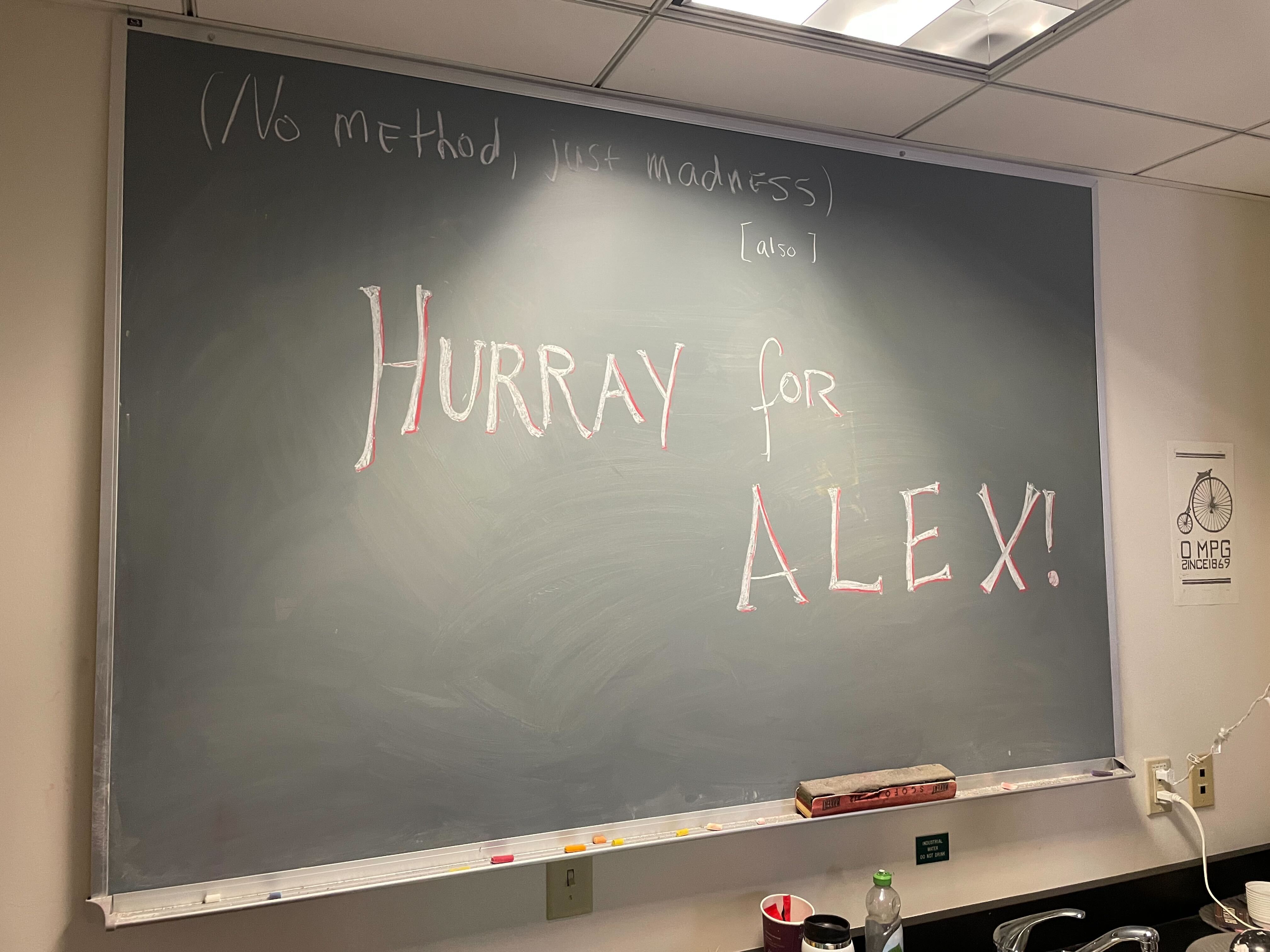 All that is left of Alex at USC